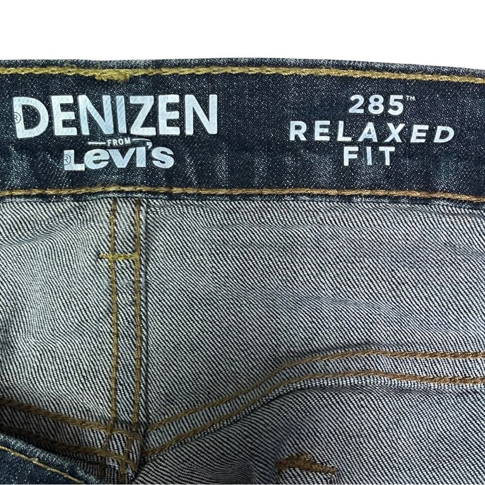 Denizen by Levi’s jeans denim 285 relaxed fit dark wash comfy stretch size 38 - Picture 4 of 5